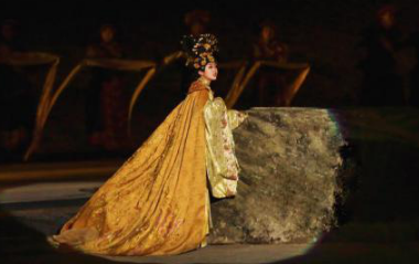 刘慧在域上和美大型实景剧《文成公主》中饰演文成公主