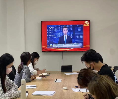 戏剧演艺学院党总支组织学习 &ldquo;习近平总书记在庆祝中国共产主义青年团成立一百周年大会重要讲话精神&rdquo;